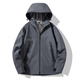凡客誠品凡客官方店三防連帽軟殼夾克外套男士休閑風(fēng) 深灰 2XL
