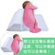 ouibebe嬰兒翻身訓練枕寶寶側睡枕糾正扁頭偏頭定型枕新生兒翻身引導神器 0-1歲 純色 藍色