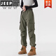 JEEP SPIRIT春秋冬季三防沖鋒褲女士戶外運(yùn)動(dòng)登山褲工裝褲爬山徒步機(jī)能褲子男 軍綠春秋款 【女款】 M