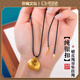 oeinS925銀皮繩項(xiàng)鏈繩吊墜掛繩細(xì)項(xiàng)鏈繩穿小孔男女本命年黑皮繩 925銀 【1.5mm 45CM-黑繩銀扣】 可穿直徑3mm以上吊墜