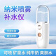 優(yōu)束納米噴霧補水儀臉部加濕器小型隨身便攜式充電美容儀冷噴機蒸臉器D 迷你補水儀【少女粉】
