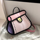 曇蓓漫jumpfrompaper時(shí)髦好物蛋糕包女生單肩斜挎包 粉色