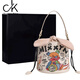 chongsukei小&ck香港代購禮物涂鴉包包女士2025新款可愛(ài)女生斜挎水桶包手提 小熊涂鴉 香港品牌