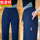 恒源祥冰絲休閑褲男士夏季薄款韓版透氣運動(dòng)長(cháng)褲子男款潮流速干寬松直筒 --589藍色 33 【140-150斤】