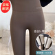 杰里·莫克加絨打底褲秋冬無(wú)尷尬鯊魚(yú)褲女加厚高腰收腹防寒保暖褲 23C153咖色【羊羔絨】 XL 【116-130斤】