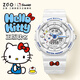正港Hello Kitty手表女學(xué)生三麗鷗初高中生運(yùn)動(dòng)防水電子手表開學(xué)禮物 凱蒂貓-藍(lán)白