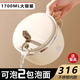 鴻宇316不銹鋼帶蓋泡面碗學(xué)生泡方便面上班族保溫飯盒食堂大號(hào) 15cm【1000ml】【無(wú)餐具】