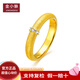 金小貅足金戒指拉絲莫桑石戒指鑲嵌999足金星辰復(fù)古小香風(fēng)指環(huán)女款送禮 總重1.2g,15號(hào)星辰莫桑鉆戒指-多退少補(bǔ)