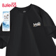 班尼路（Baleno）重磅純棉短袖簡(jiǎn)約2025新款夏季ins修身內搭寬松大碼慵懶風(fēng)高街t恤