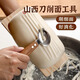 北格山西刀削面專用刀削面刀神器不銹鋼手工面食工具家用廚房烏檀木柄 尖刃烏檀木柄削面刀-面條更細