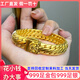 星卡龍金包銀三馬鞭古法黃金表帶手鏈999足金足銀虎頭扣霸氣老板款送禮 三馬鞭手鏈-手鏈總重約60克 包金5.5克