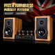 KINGHOPE君豪之音A-2迷你組合音響HIFI發(fā)燒電子管雙環(huán)牛膽機套裝功放音響藍牙U盤家用桌面音箱音響 A2音響+TH108膽機