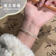 順慶銀樓足銀999 錦吉象手鐲 國(guó)潮描金百搭開(kāi)口設(shè)計(jì)款送女友七夕禮物 錦吉象手鐲約23克