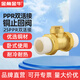 金角 金牛4分6分1寸PPR熱熔止回閥黃銅臥式止逆閥20 25 32PPR雙活接自來水管表單向閥 25PPR雙活接臥式銅止回閥