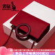 袋鼠小眾設計紅色結婚包包女2025新款真皮斜挎女包新娘包婚禮用手提包 紅色 送禮品袋
