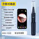 貝妮絲超聲波潔牙器醫(yī)用可視牙結石去除器洗牙器電動家用牙垢茶垢煙漬清潔儀器男女友父母生日情人節(jié)禮物 典雅藍【頂配可視款】 2支噴頭 +5擋+真*超聲波