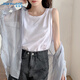 真維斯（JEANSWEST）背心女2025夏季新款純棉寬松打底無袖T恤寬肩透氣外穿吊帶女