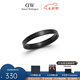 丹尼爾惠靈頓（DanielWellington）dw戒指男 曜目黑經(jīng)典指環(huán)情侶對(duì)戒 男生禮物七夕情人節(jié)禮物送男友 64碼 DW00400366
