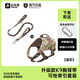 出眾者狗狗胸背帶德牧牽引繩大型犬胸背帶背心式狗繩邊牧杜賓防爆遛狗繩 背帶+1.3米狗繩/迷彩 XL碼（建議體重80-120斤）