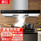 新飛大吸力油煙機頂吸式家用吸油煙機小型油煙機廚房租房抽油煙機 特價(jià)款-900寬兩檔按鍵T11-90 上門(mén)安裝
