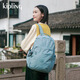 Kipling2025春夏新款學(xué)生書包大容量雙肩包畢業(yè)旅行首爾包|SEOUL M-灰松綠色