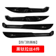 亨暢適用19-25款?yuàn)W迪A6L/A7L改裝車門防踢墊喇叭罩音響保護(hù)裝飾防刮貼 19-25款A(yù)6L車門防踢板【黑鈦】