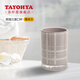 多樣屋（TAYOHYA）洗漱四件套衛(wèi)浴漱口杯衛(wèi)生間刷牙杯浴室家用洗漱套裝高端輕奢禮盒 灰色單只口杯