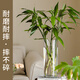 涵蔚亞克力防摔直筒花瓶水養水培富貴竹透明直筒高顏值客廳裝飾擺件
