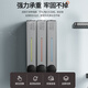 達點衛(wèi)浴皂液器壁掛式洗手液掛壁器免打孔家用商用洗發(fā)水沐浴露按壓瓶 【槍灰】9182三頭（大字版）