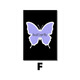 完壯蝴蝶ins風(fēng)客廳裝飾畫(huà)砂巖肌理臥室壁畫(huà)沙發(fā)背景墻感掛畫(huà) F 50*70(鋁合金框+鋼化晶瓷)