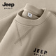 JEEP SPIRIT吉普衛(wèi)衣男秋季重磅棉質(zhì)圓領(lǐng)男士外套戶外休閑運(yùn)動(dòng)潮流長(zhǎng)袖T恤