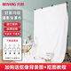 貝陽（beiyang）3*2米白色背景布加厚攝影摳像布背景布直播間純色道具背景布專業(yè)影棚照相背景便攜式白布
