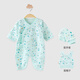 俏貝熊【孕媽有禮】新生嬰兒寶寶哈衣連體衣春秋嬰兒衣服寶寶爬服夏季薄 兔子三件套 四季款 52cm