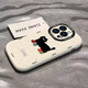 梓諾 適用蘋(píng)果15/pro/max手機殼 iPhone15plus全包防摔新款卡通ins風(fēng)高級感泡芙硅膠軟殼潑墨貓咪女 【古董白】潑墨貓咪白-贈膜 蘋(píng)果15Pro