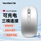 萬(wàn)魚(yú)【靜音丨可充電】無(wú)線(xiàn)鼠標藍牙三模便攜辦公鼠標 適用小米蘋(píng)果聯(lián)想筆記本電腦ipad平板通用 銀