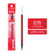 uni日本uni三菱UMR-1A筆芯 UM-151水筆替芯0.38/0.5mm 適用UM-151 0.5mm 紅色 1支裝