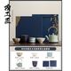 鳳陶凰（FENG TAO  HUANG）故宮五大名窯茶具一壺四杯家用功夫茶具禮盒陶瓷泡茶壺茶杯小套裝 五大名窯一壺四杯小套裝-禮盒裝