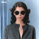 Fakeme貓眼墨鏡女β鈦圓框太陽(yáng)鏡防紫外線(xiàn)中性網(wǎng)紅款男女百搭 Josie BGD
