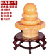 沐欽透光假山流水噴泉石材轉動(dòng)球創(chuàng  )意家居裝飾辦公室擺件開(kāi)業(yè)禮品 經(jīng)典小號原球+木座