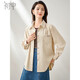 初申 春秋長(cháng)袖襯衫女曠野美拉德燈芯絨刺繡疊穿休閑外套襯衣S143C2009