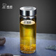 希諾玻璃杯單層加厚大容量家用辦公泡茶杯子男車載水杯XN-6016L 400mL