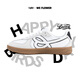 HAPPY BIRDS DAYWeFlower hbd德訓(xùn)鞋經(jīng)典復(fù)古板鞋男女國潮鞋百搭時尚休閑運動鞋 簡約白 39
