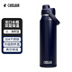 Camelbak 美國駝峰304不銹鋼保溫水杯子戶(hù)外野餐1L大容量水瓶運動(dòng)水壺1.2L1L-龍口不銹鋼-海軍藍