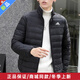 阿迪達斯（adidas）羽絨服男士女士情侶 冬季保暖立領(lǐng)輕薄跑步運動(dòng)服防風(fēng)外套夾克 JN4342/黑色 L