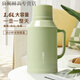 雄沃馳新款保溫壺小型熱水瓶家用保溫水壺保溫瓶辦公室開(kāi)水壺暖水瓶暖壺 1.6L 7139A哈根綠【整套】