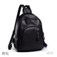 雅悅（YAYUE）雙肩包女大容量網(wǎng)紅韓版學(xué)院風(fēng)小清新背包女士軟皮媽咪包2024定制 黑色-簡(jiǎn)約小號