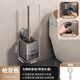 奧斯托米吸盤(pán)馬桶刷壁掛家用無(wú)死角衛生間2024新款清潔刷硅膠長(cháng)柄廁所刷子 【全新吸盤(pán)款】槍灰-馬桶刷套裝