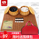 贏(yíng)八圍棋套裝五子棋仿玉棋子套裝學(xué)生成人入門(mén)楠竹竹罐帶加厚皮革棋盤(pán)