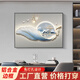 戀之屋電表箱裝飾畫(huà)簡(jiǎn)約現代遮擋配電箱輕奢客廳電閘總開(kāi)關(guān)電盒子 金羽呈翔 B 60*40可覆蓋（橫50豎30）晶瓷面