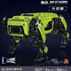 宇星模王steam編程機器人機械狗拼裝遙控diy益智積木男孩生日新年禮物玩具 綠色阿爾法狗機器人